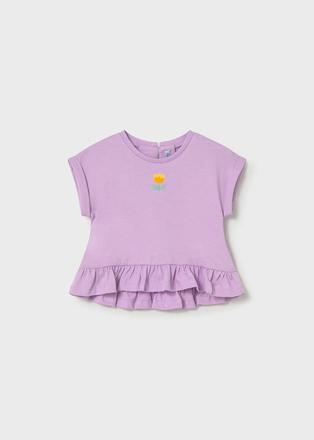 Conjunto short tres piezas lilac
