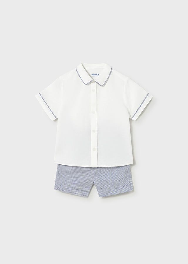 Conjunto bermuda lino capri