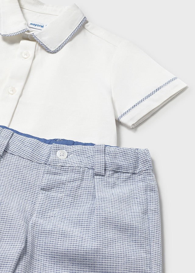 Conjunto bermuda lino capri