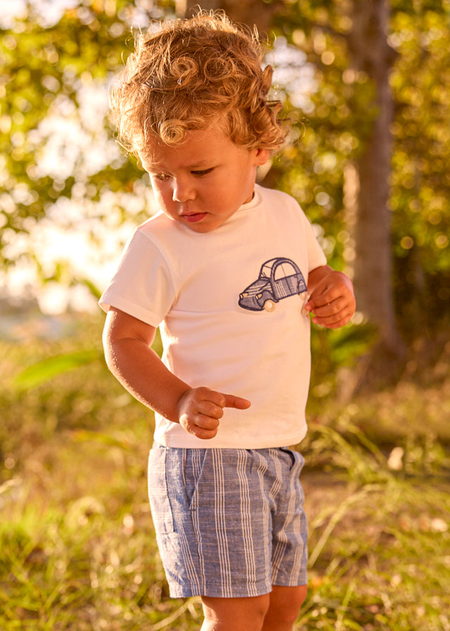 Conjunto bermuda lino bocho capri