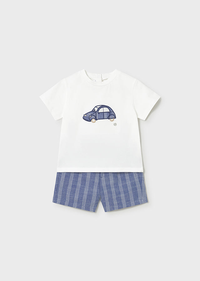 Conjunto bermuda lino bocho capri