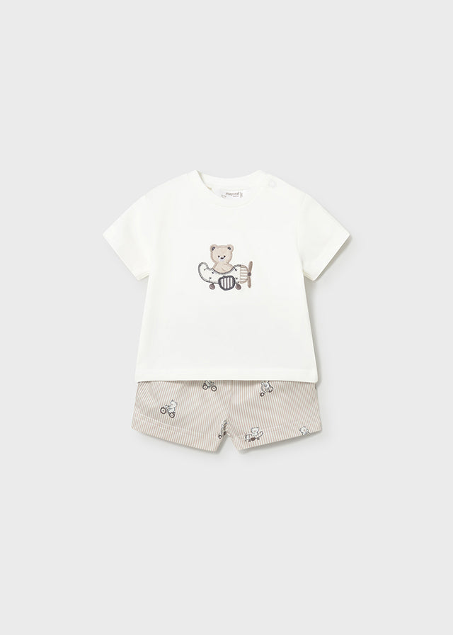 Conjunto short con camiseta topo