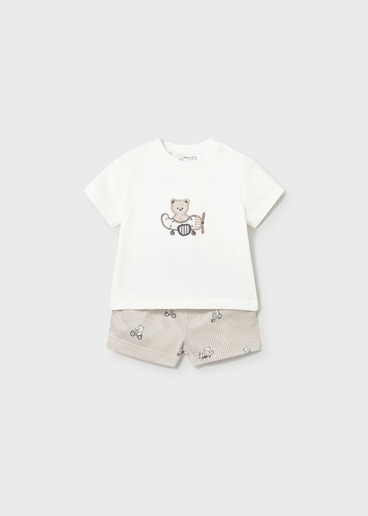 Conjunto short con camiseta topo