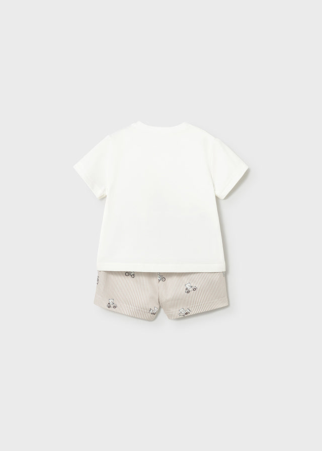 Conjunto short con camiseta topo