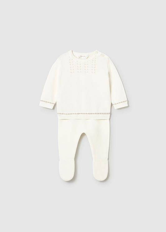 Conjunto tricot cerámica