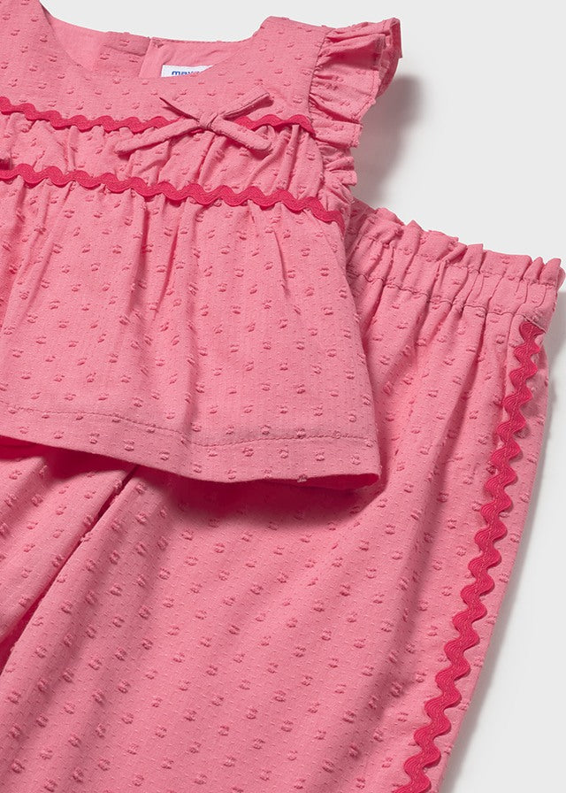 Conjunto pantalón geranio