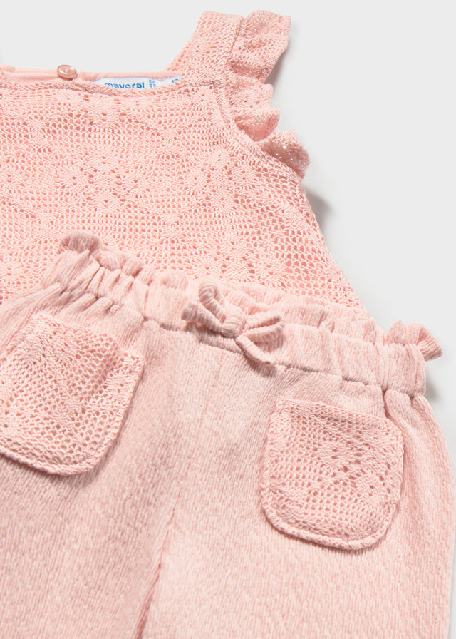 Conjunto pantalón combinado peonia