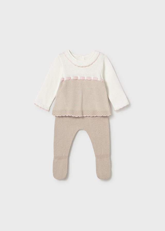 Conjunto tricot topo
