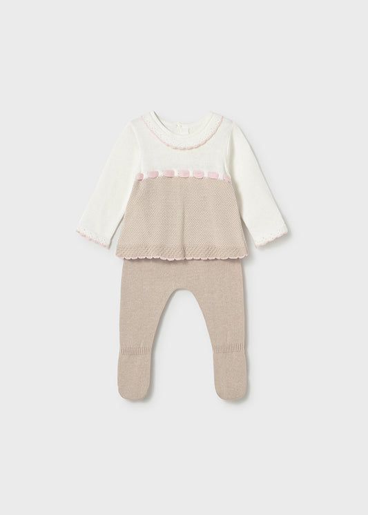 Conjunto tricot topo