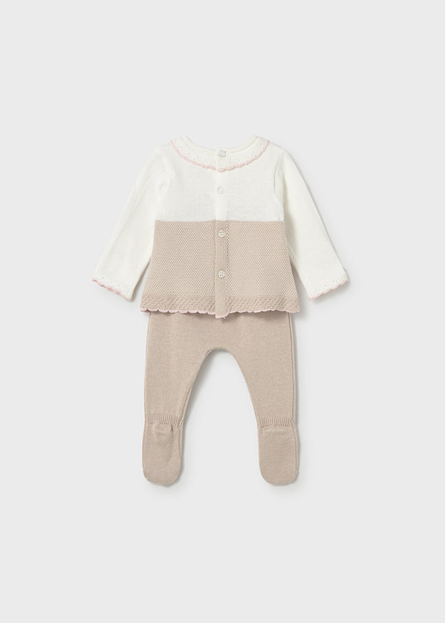 Conjunto tricot topo