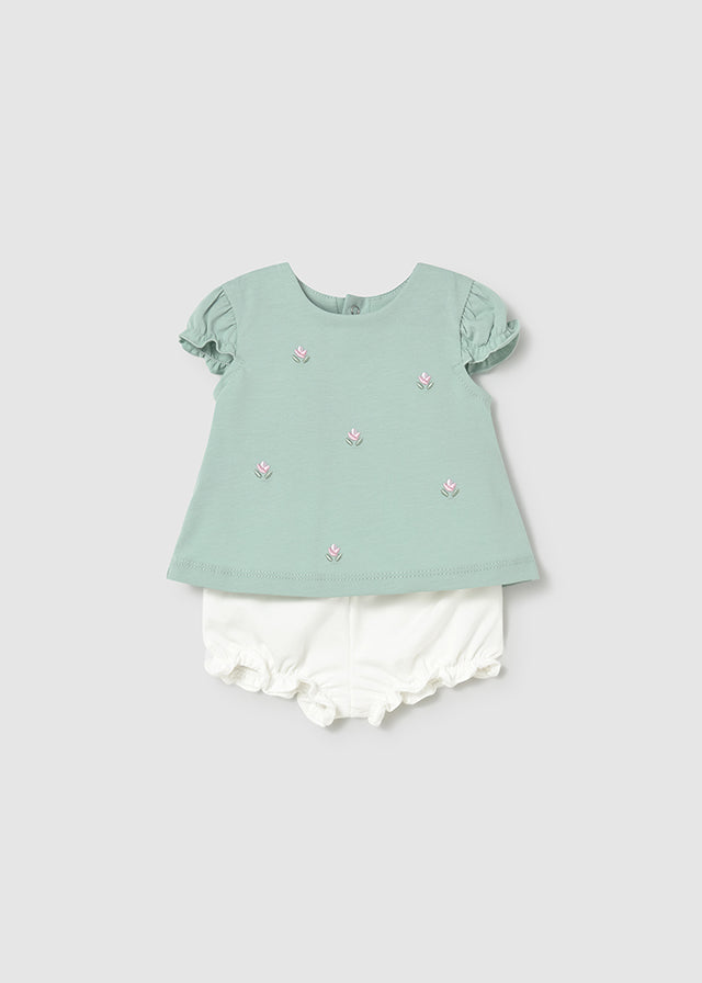 Conjunto short aqua