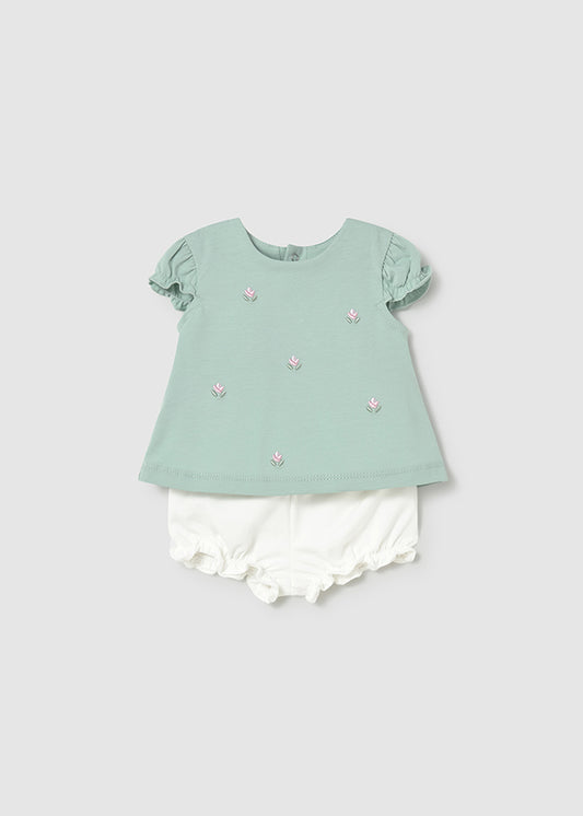 Conjunto short aqua