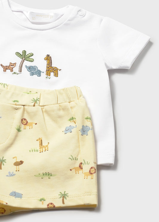 Conjunto short sunny blanco