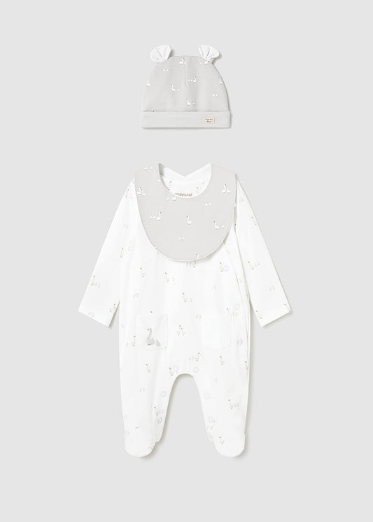 Set regalo tres piezas blanco