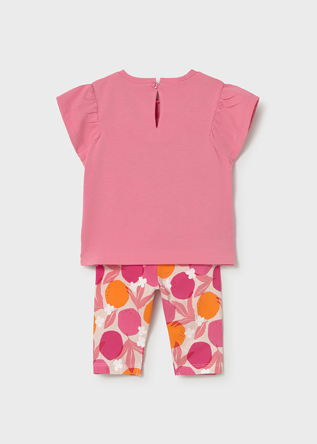 Conjunto leggings estampado geranio