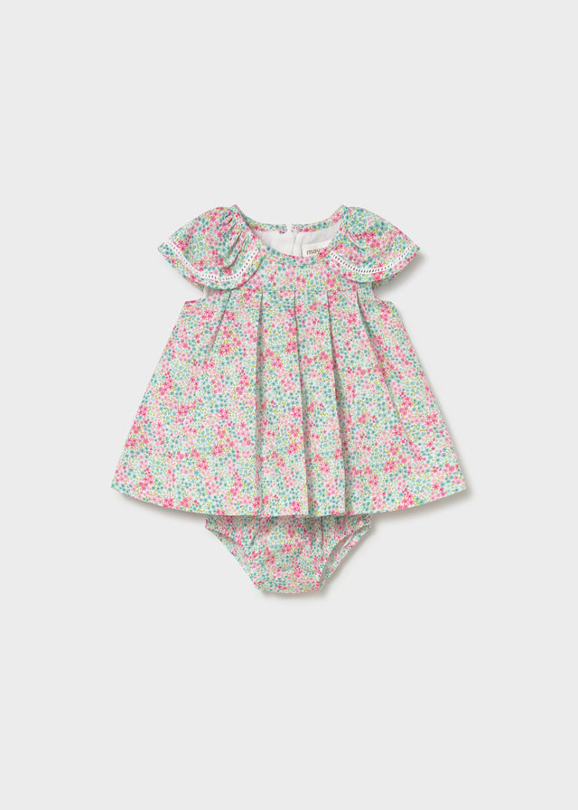 Vestido estampado aqua