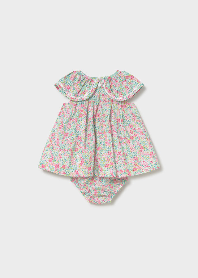 Vestido estampado aqua