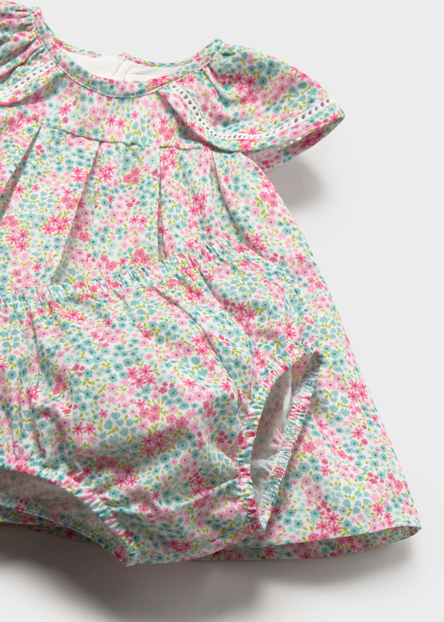 Vestido estampado aqua