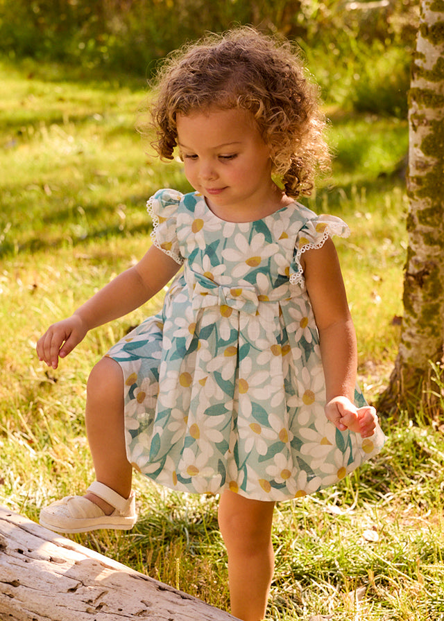 Vestido estampado largo