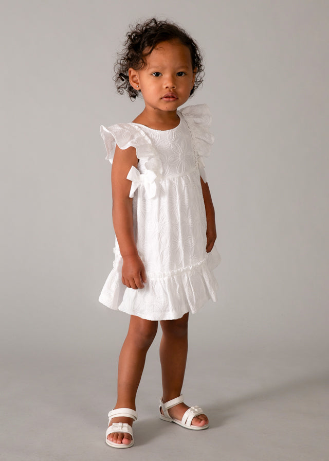 Vestido bordado blanco