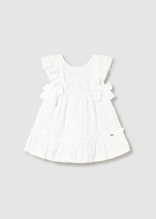 Vestido bordado blanco