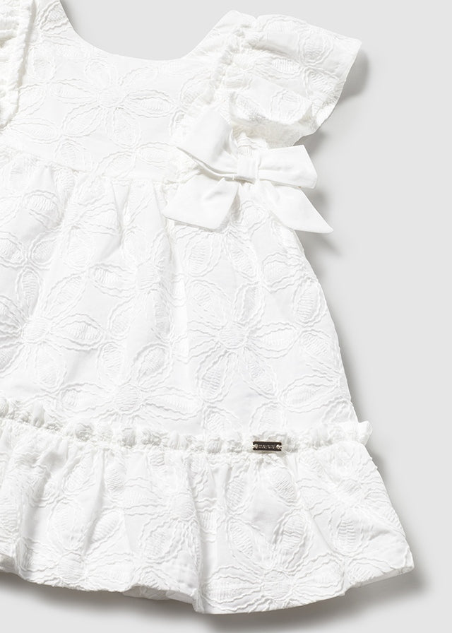 Vestido bordado blanco