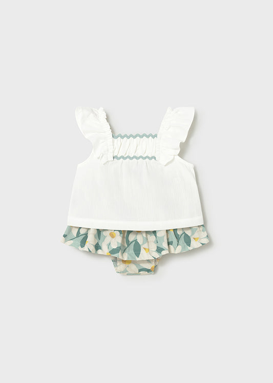 Conjunto falda estampada lago