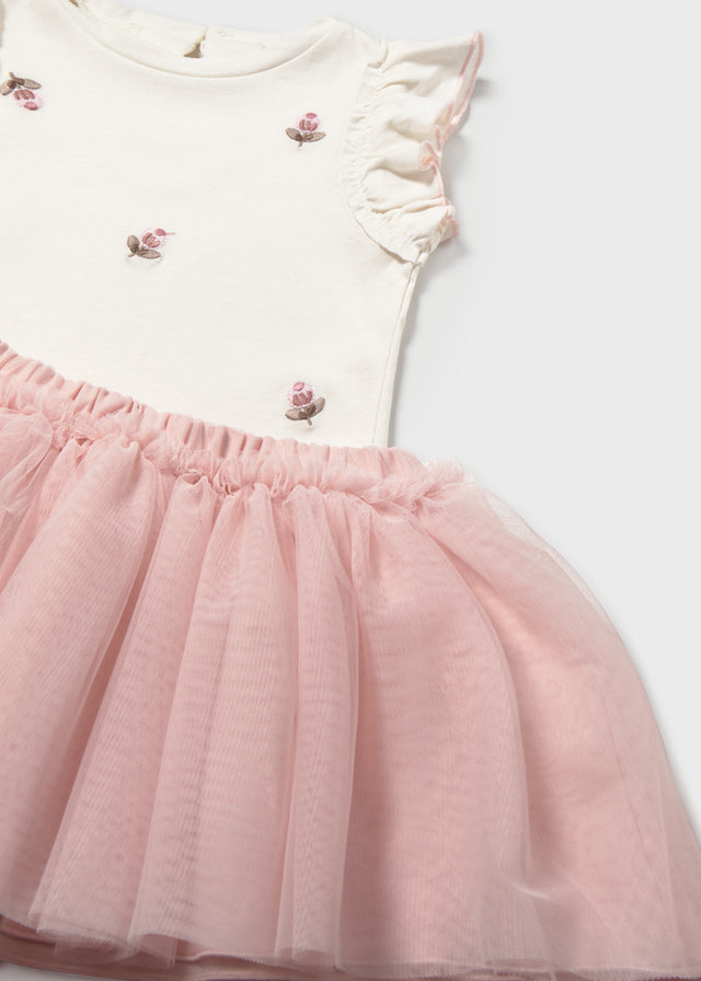 Conjunto falda tul peonia