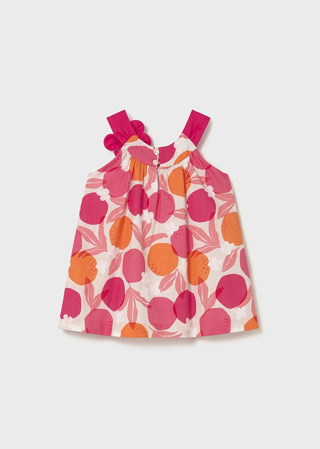 Vestido estampado flor clavel