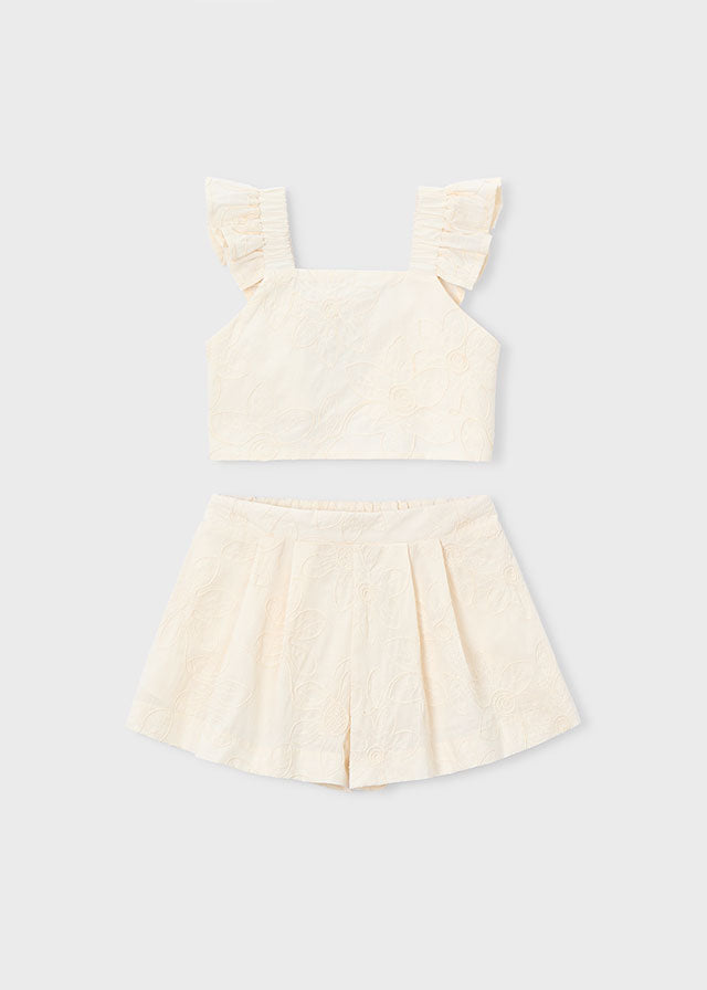 Conjunto falda short natural