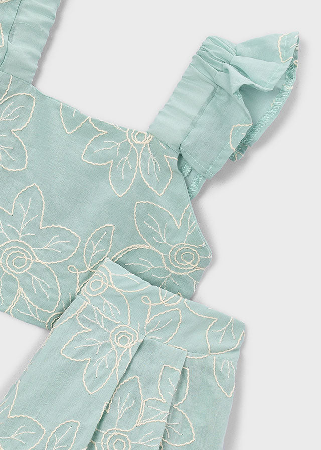 Conjunto falda short largo