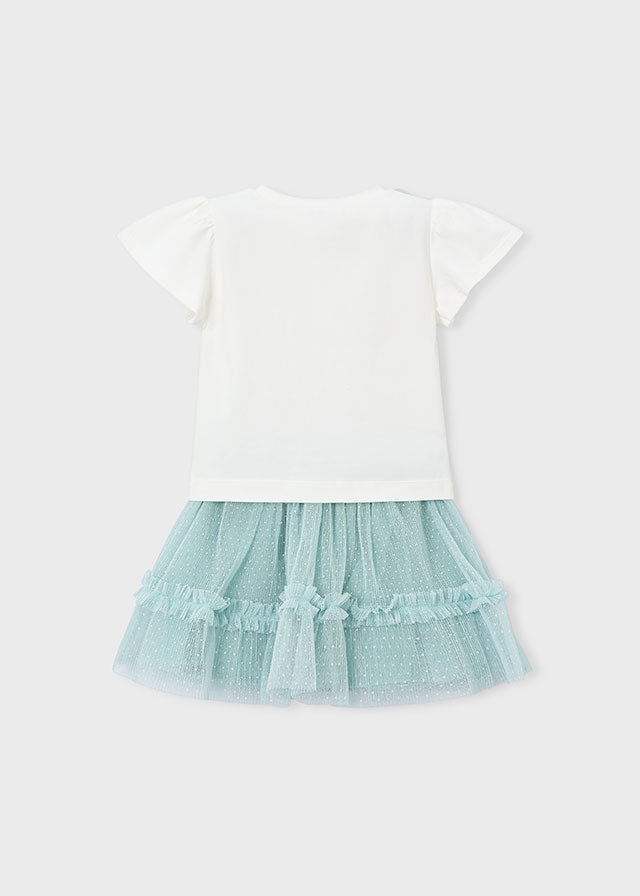 Conjunto falda tul lago