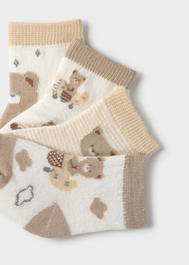 Set 4 calcetines topo