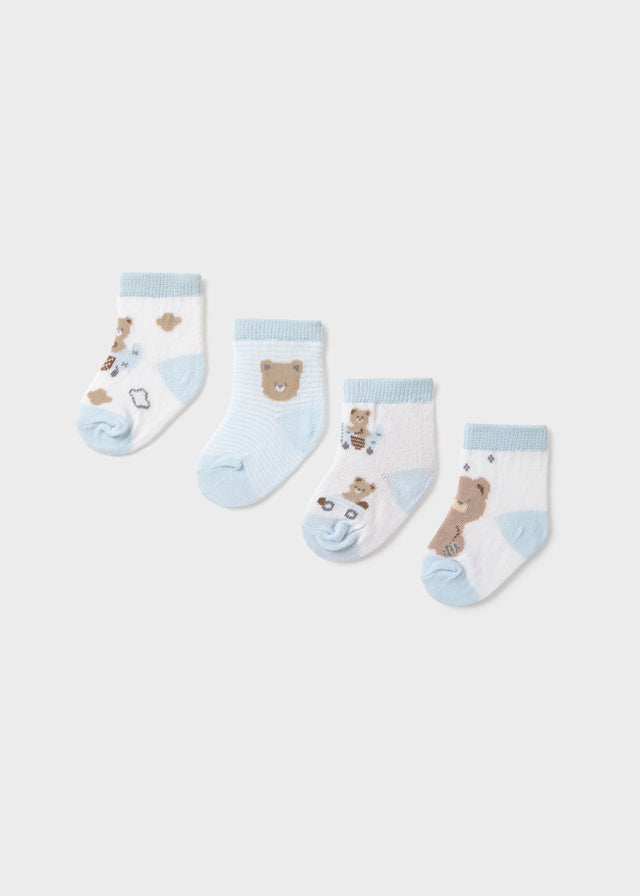 Set 4 calcetines cielo