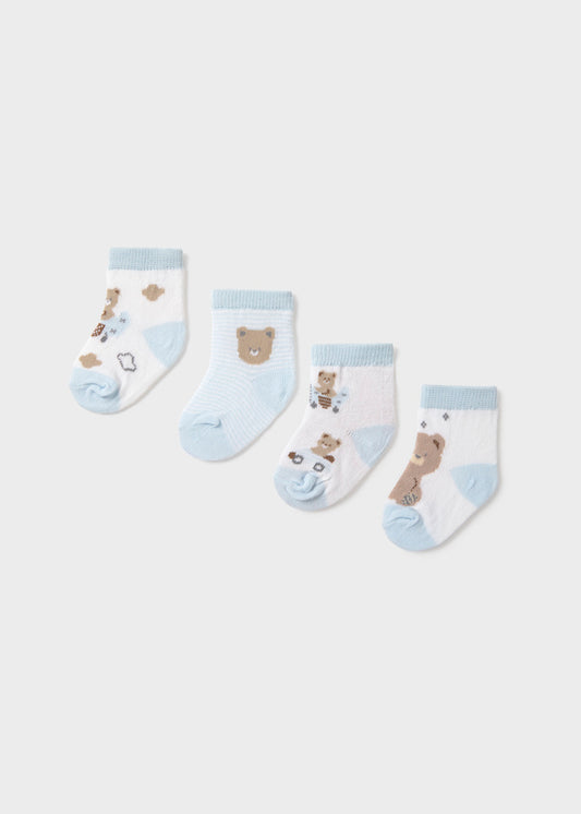 Set 4 calcetines cielo