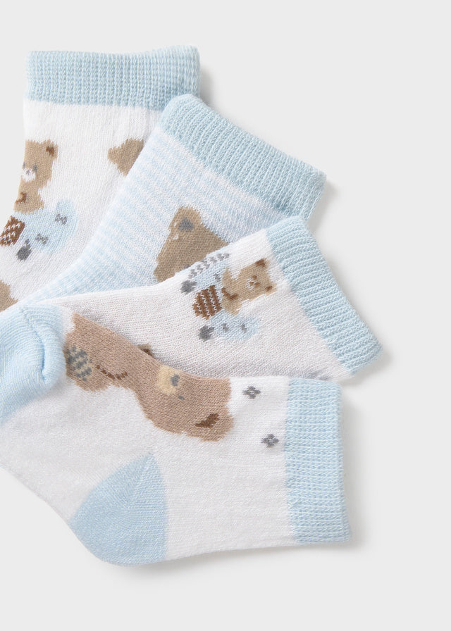 Set 4 calcetines cielo