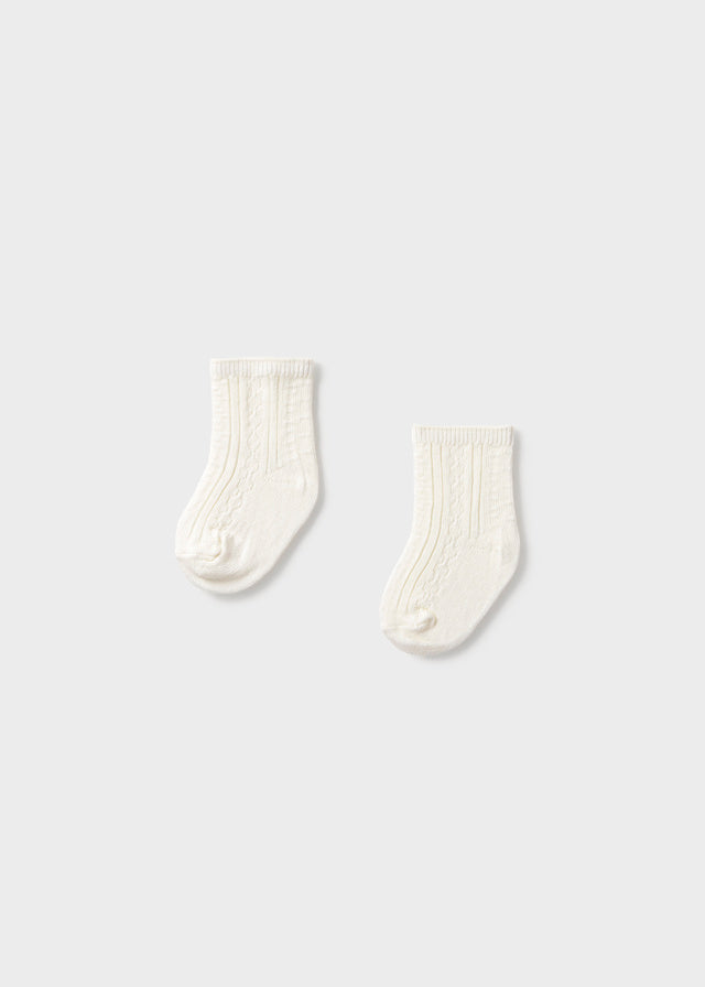 Set 2 calcetines vestir crudo
