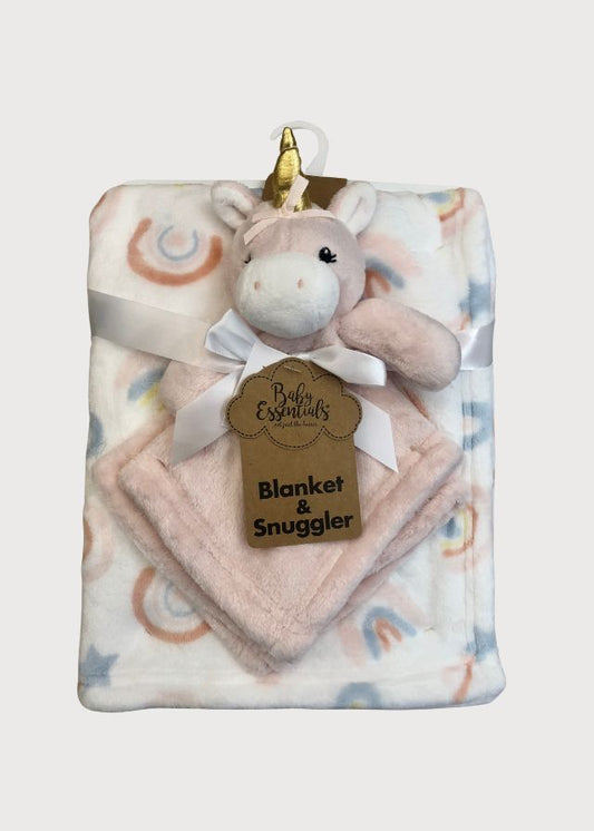 Cobija afelpada unicornio