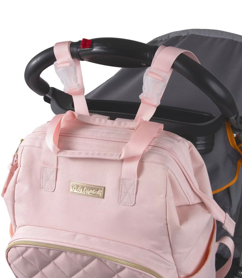 Pañalera rosa Baby Essentials