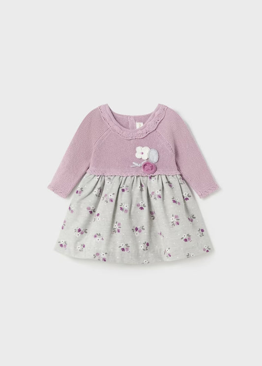 Vestido lila flores