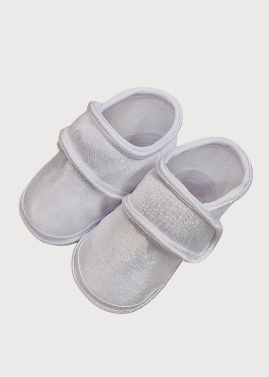 Zapato blanco liso
